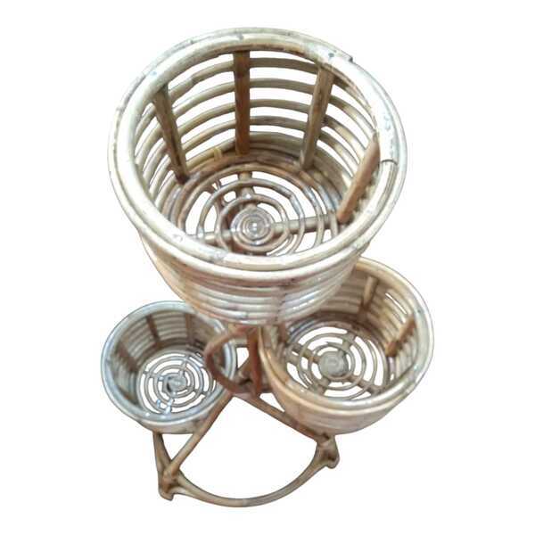 Cane Basket With Stand