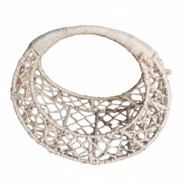 Iron Paper Rope Basket ( Pack Of 2 )